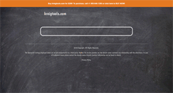 Desktop Screenshot of kreigtools.com